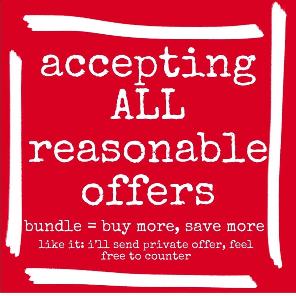 Closet clean out! Accepting all reasonable offers